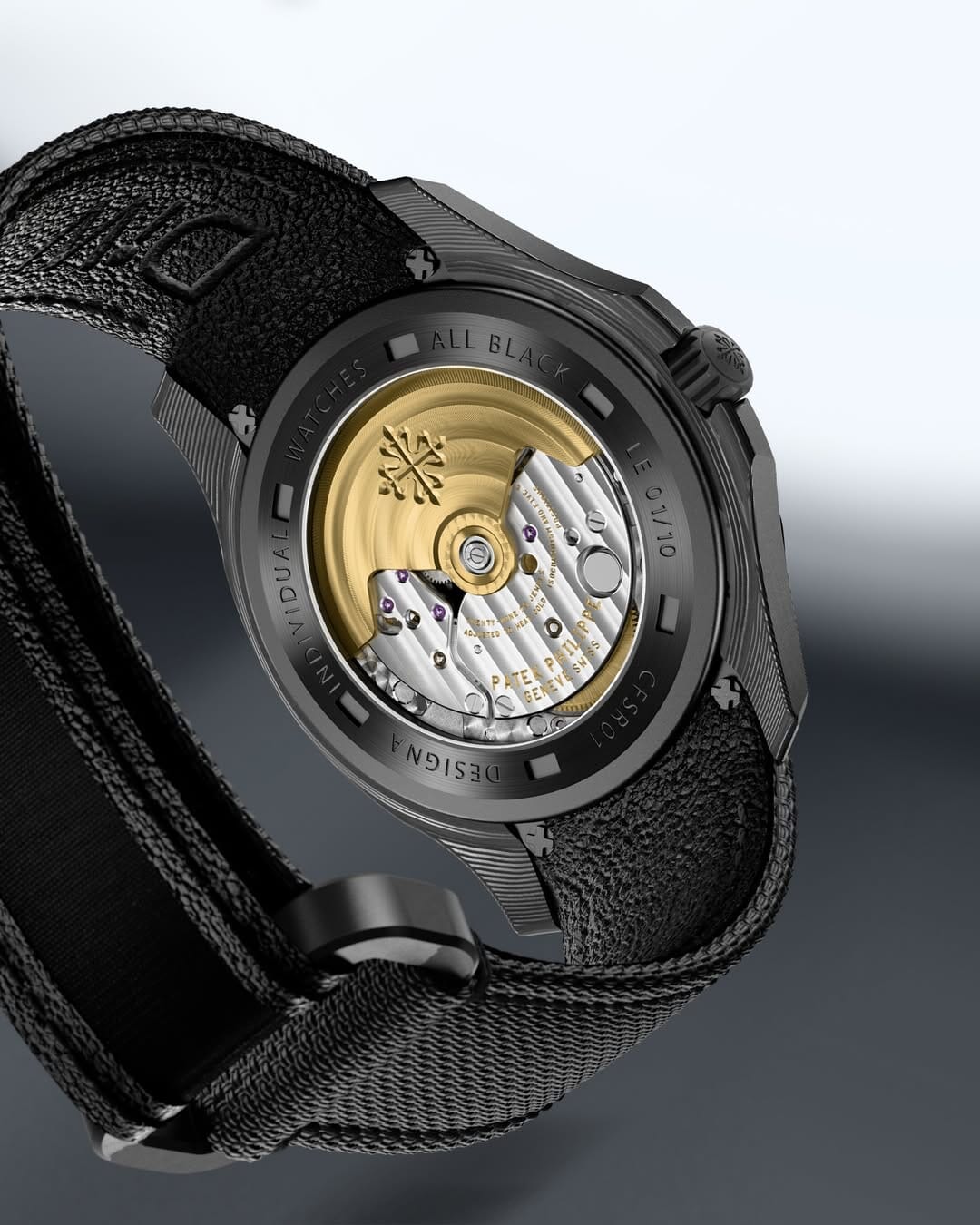DiW Patek Philippe Aquanaut 5167【ALL BLACK】全球最轻百达翡丽5167 碳纤维手雷 DiW ALL BLACK | WORLDTIMER