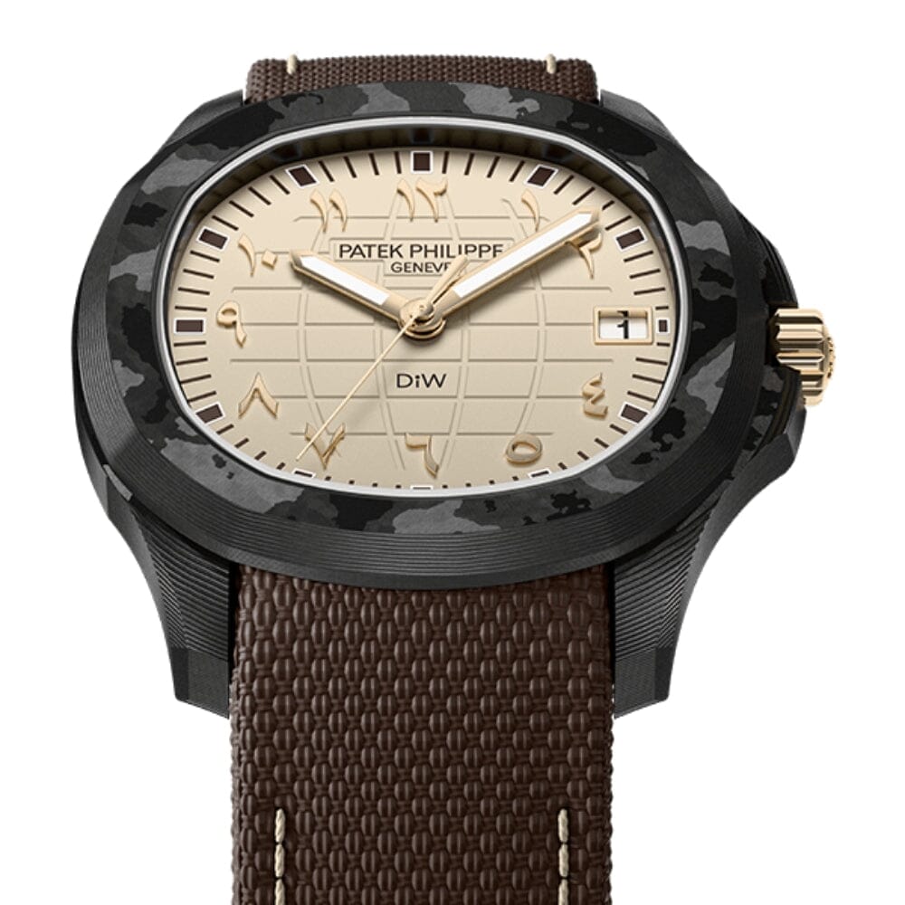 DiW Patek Philippe Aquanaut 5167【DESERT EAGLE】全球最轻百达翡丽5167 碳纤维手雷 DiW DESERT EAGLE | WORLDTIMER