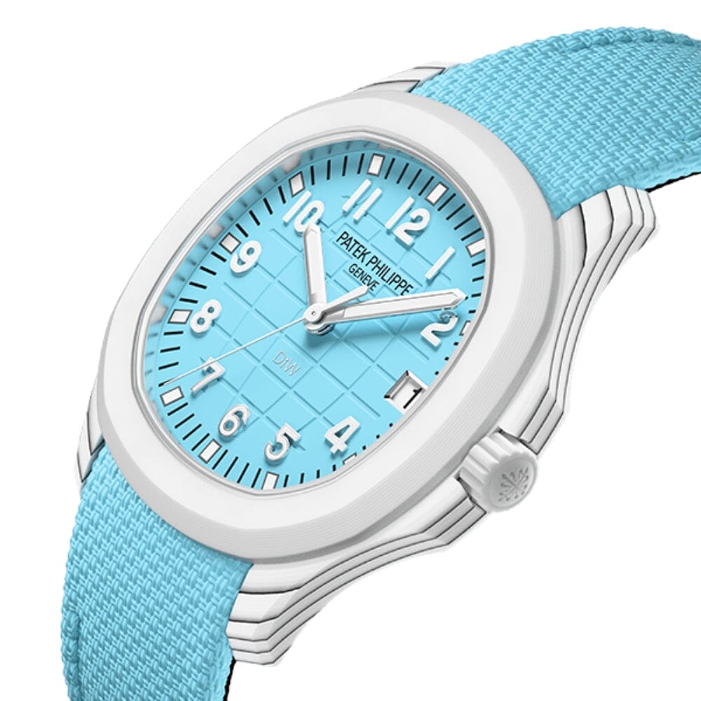 DiW Patek Philippe Aquanaut CarboQuartz【AZURE】全球最轻百达翡丽 石英纤维手雷 DiW AZURE | WORLDTIMER