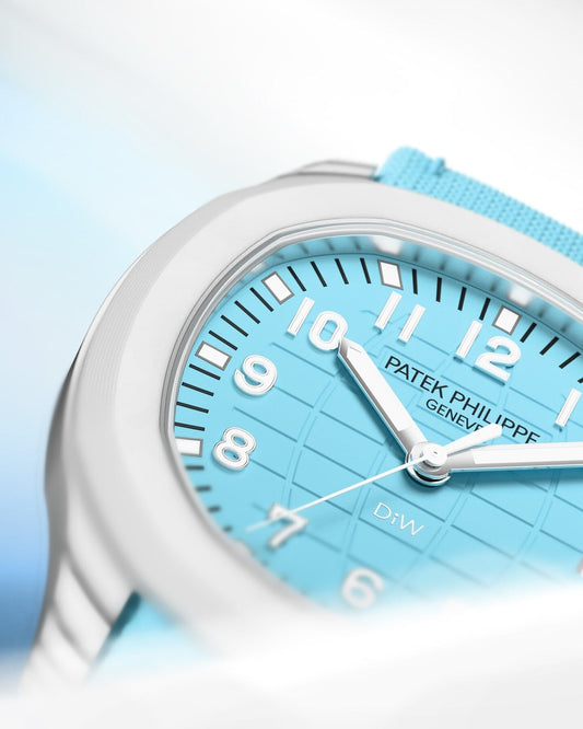 DiW Patek Philippe Aquanaut CarboQuartz【AZURE】全球最轻百达翡丽 石英纤维手雷 DiW AZURE | WORLDTIMER