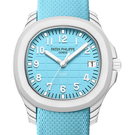 DiW Patek Philippe Aquanaut CarboQuartz【AZURE】全球最轻百达翡丽 石英纤维手雷 DiW AZURE | WORLDTIMER