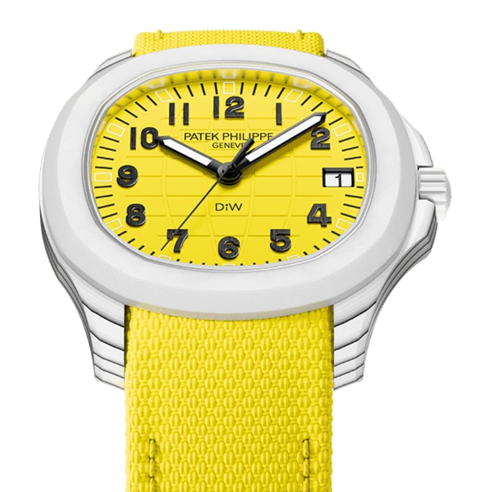 DiW Patek Philippe Aquanaut CarboQuartz【LEMON】全球最轻百达翡丽 石英纤维手雷 LEMON | WORLDTIMER