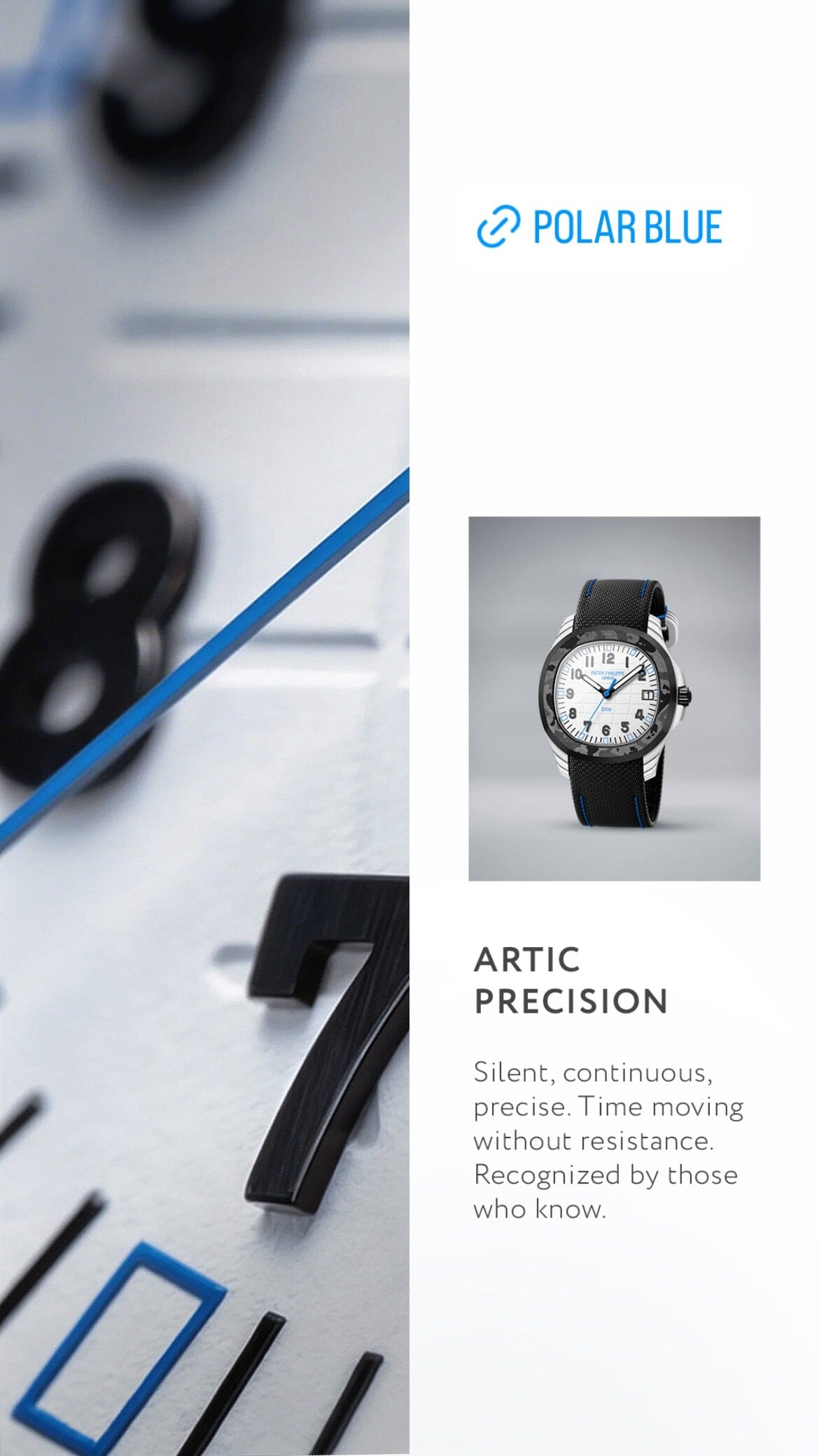 DiW Patek Aquanaut CarboQuartz【POLAR BLUE】百达翡丽5167 DiW 石英纤维手雷 | WORLDTIMER