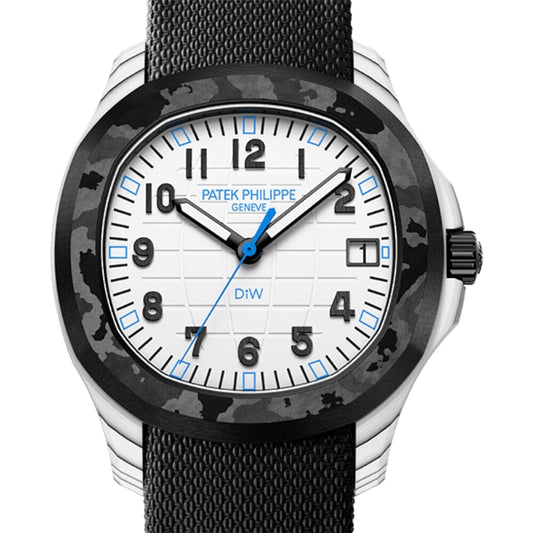 DiW Patek Philippe Aquanaut CarboQuartz【POLAR BLUE】百达翡丽5167 DiW 石英纤维手雷 | WORLDTIMER
