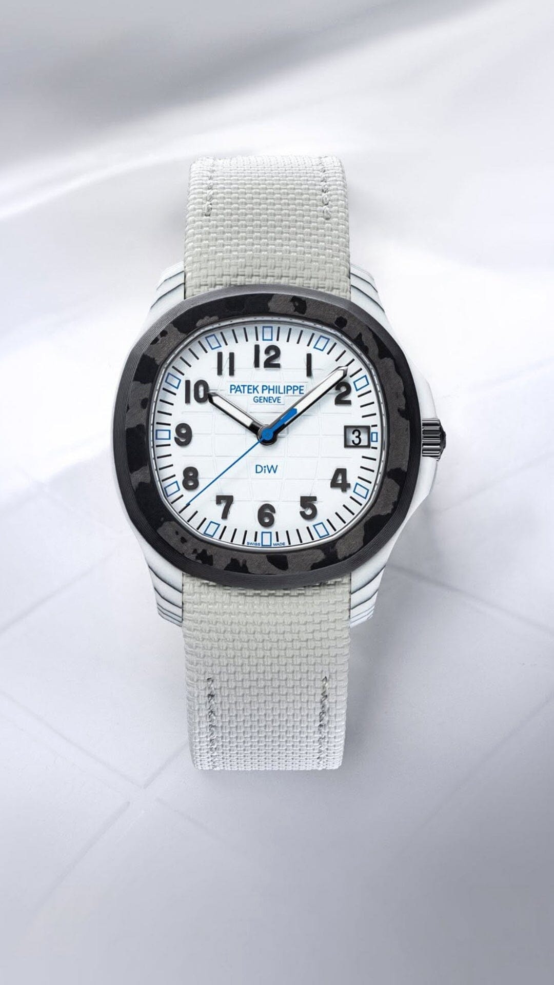 DiW Patek Philippe Aquanaut CarboQuartz【POLAR BLUE】DiW 石英纤维 百达翡丽手雷 | WORLDTIMER