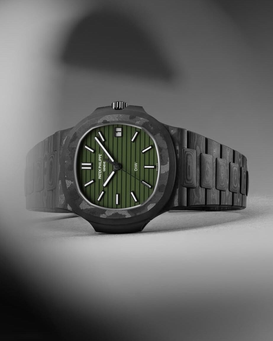 DiW Patek Philippe Nautilus BLACK GRAIL KHAKI 百达翡丽 鹦鹉螺5711 | WORLDTIMER
