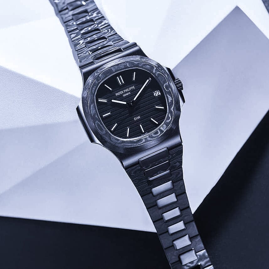 DiW Patek Philippe Nautilus BLACK GRAIL 百达翡丽 碳纤维鹦鹉螺 DiW 黑圣杯 | WORLDTIMER