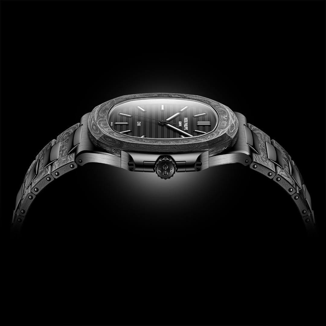 DiW Patek Philippe Nautilus BLACK GRAIL 百达翡丽 碳纤维鹦鹉螺 DiW 黑圣杯 | WORLDTIMER