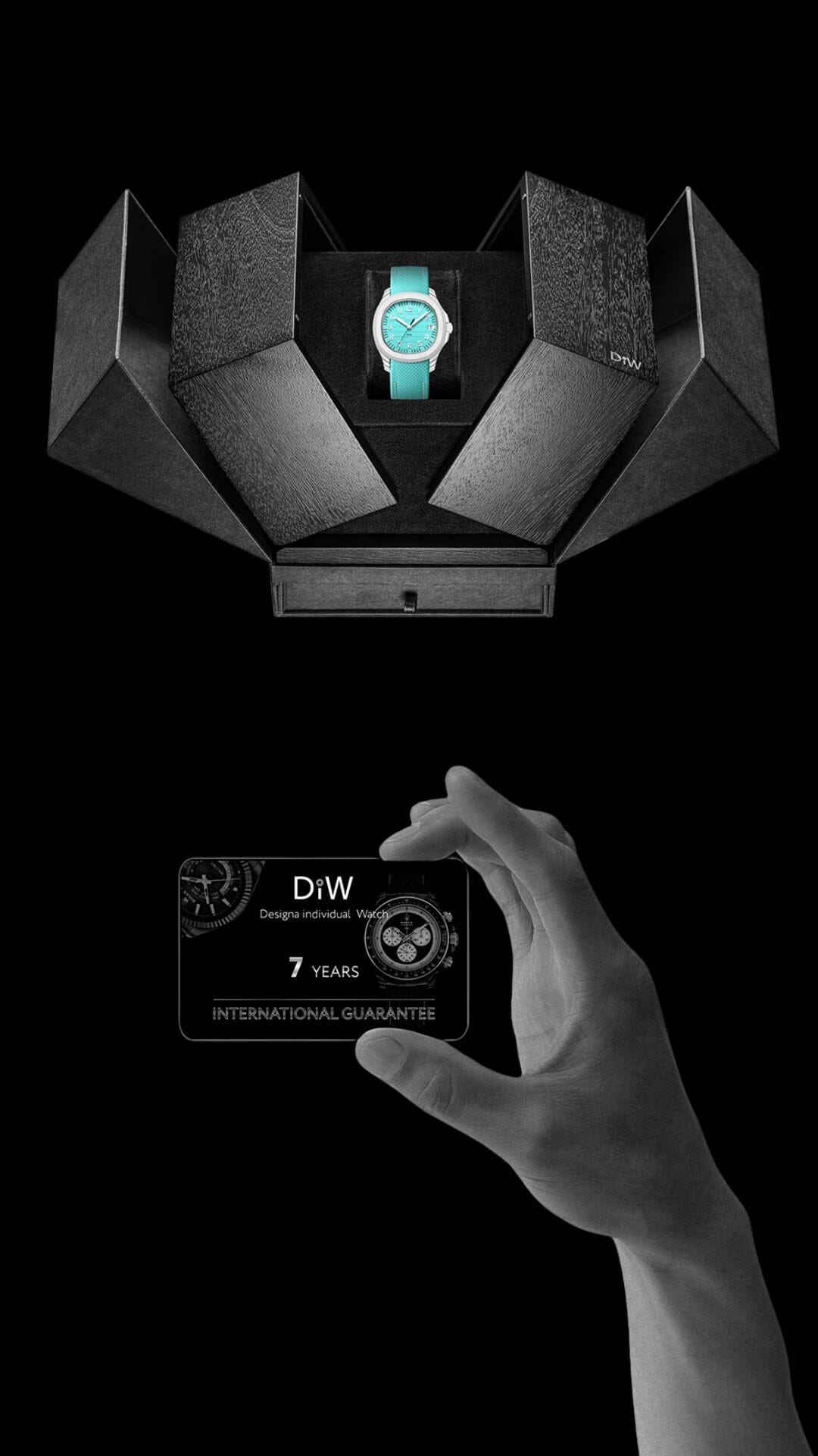 DiW Tiffany Blue Patek Aquanaut CarboQuartz【CELESTE】全球最轻 百达翡丽5167 蒂芙尼蓝手雷 DiW CELESTE | WORLDTIMER