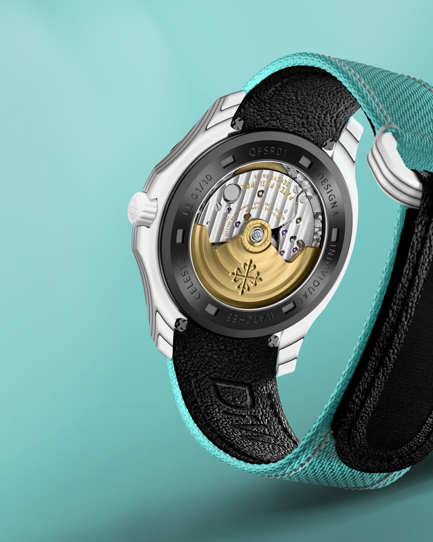 DiW Tiffany Blue Patek Aquanaut CarboQuartz【CELESTE】全球最轻 百达翡丽5167 蒂芙尼蓝手雷 DiW CELESTE | WORLDTIMER