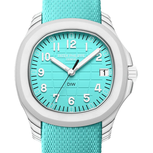 DiW Patek Philippe Tiffany Blue Aquanaut CarboQuartz【CELESTE】全球最轻 百达翡丽5167 蒂芙尼蓝手雷 DiW CELESTE | WORLDTIMER