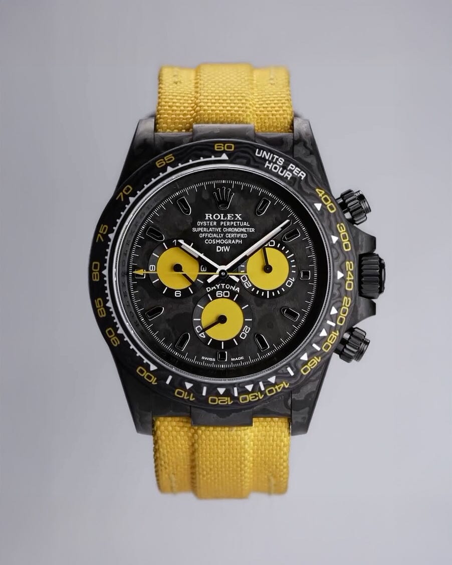 DiW Rolex Carbon Daytona LEMON EDITION 劳力士DiW 碳纤维迪通拿 | WORLDTIMER