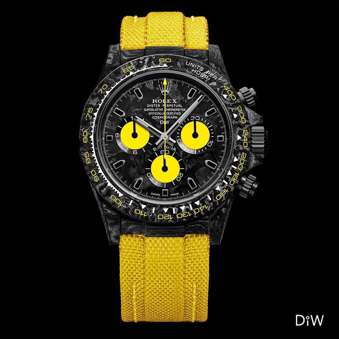 NTPT Carbon Rolex DiW Daytona LEMON EDITION 碳纤维劳力士 DiW迪通拿 | WORLDTIMER