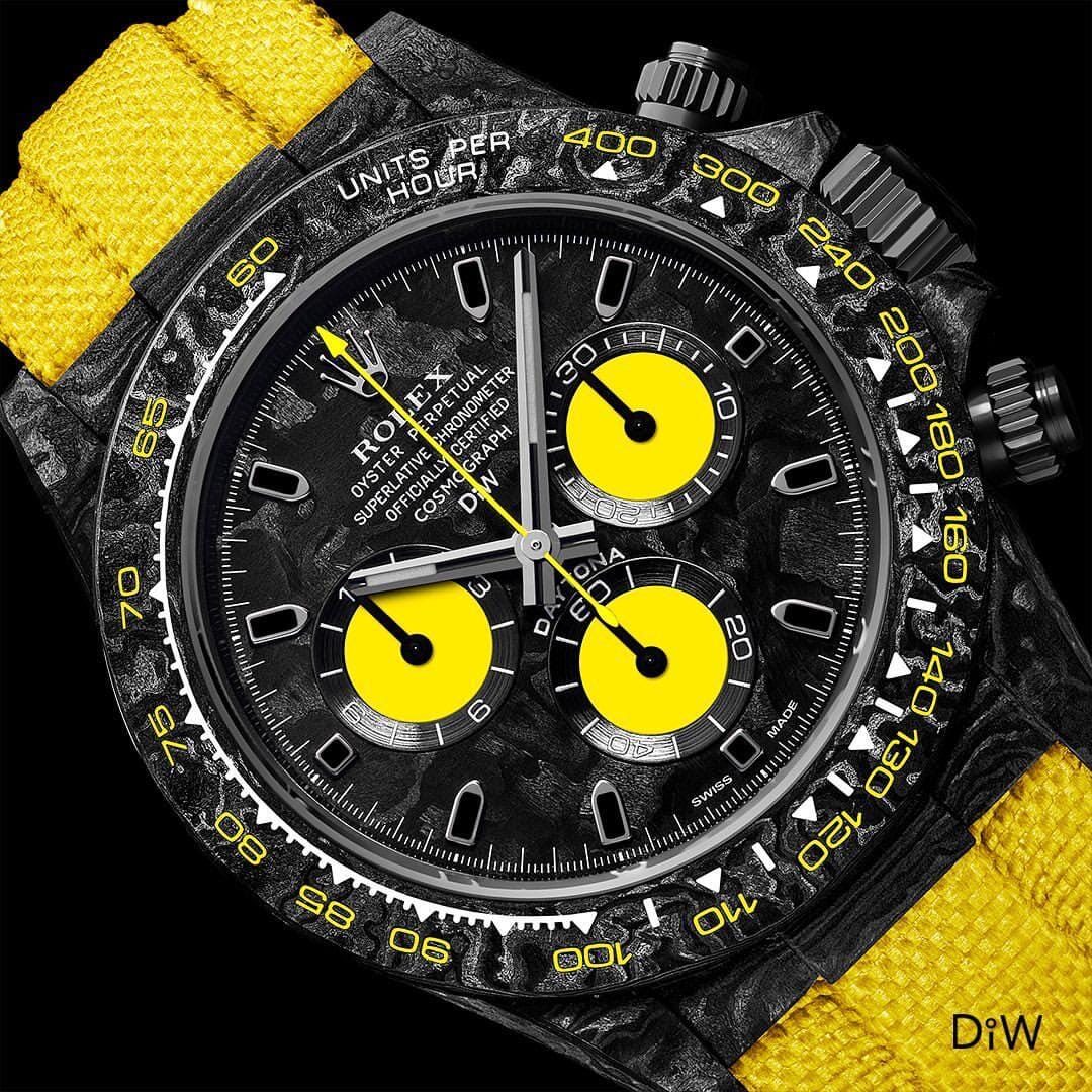 NTPT Carbon Rolex DiW Daytona LEMON EDITION 碳纤维劳力士 DiW迪通拿 | WORLDTIMER