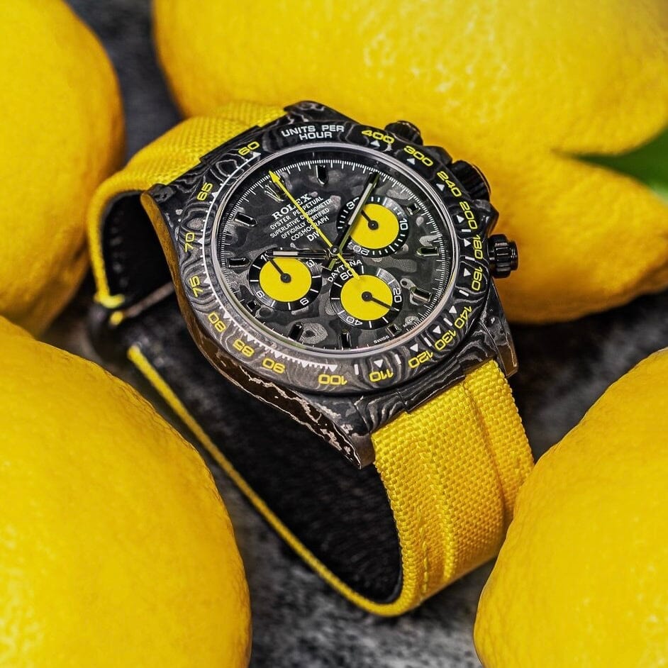 NTPT Carbon Rolex DiW Daytona LEMON EDITION 碳纤维劳力士 DiW迪通拿 | WORLDTIMER
