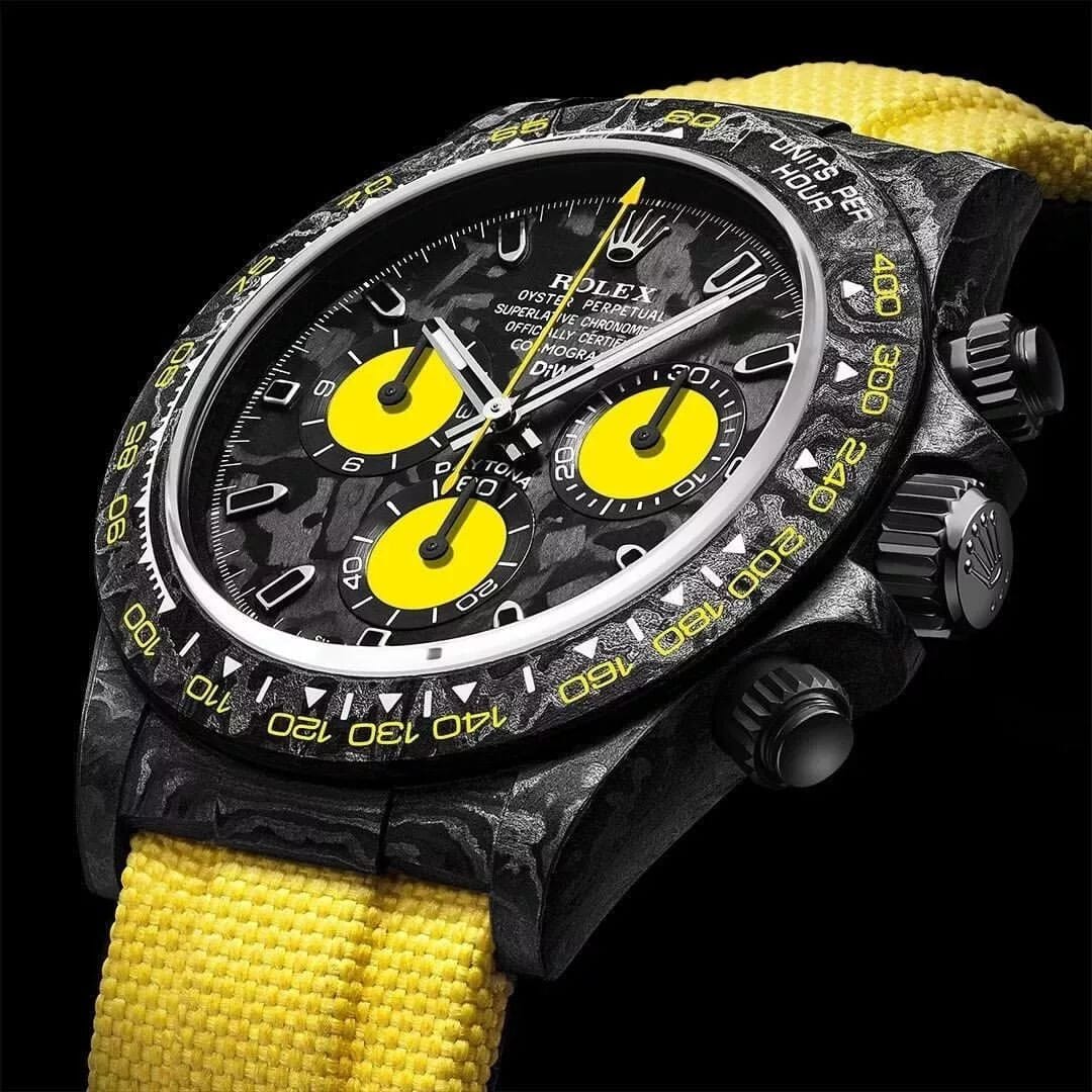 NTPT Carbon Rolex DiW Daytona LEMON EDITION 碳纤维劳力士 DiW迪通拿 | WORLDTIMER
