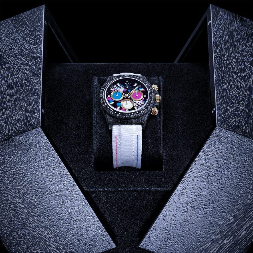 NTPT Carbon Rolex DiW Daytona MOTLEY LADY UNIQUE 劳力士DiW 碳纤维迪通拿 高端女表 | WORLDTIMER