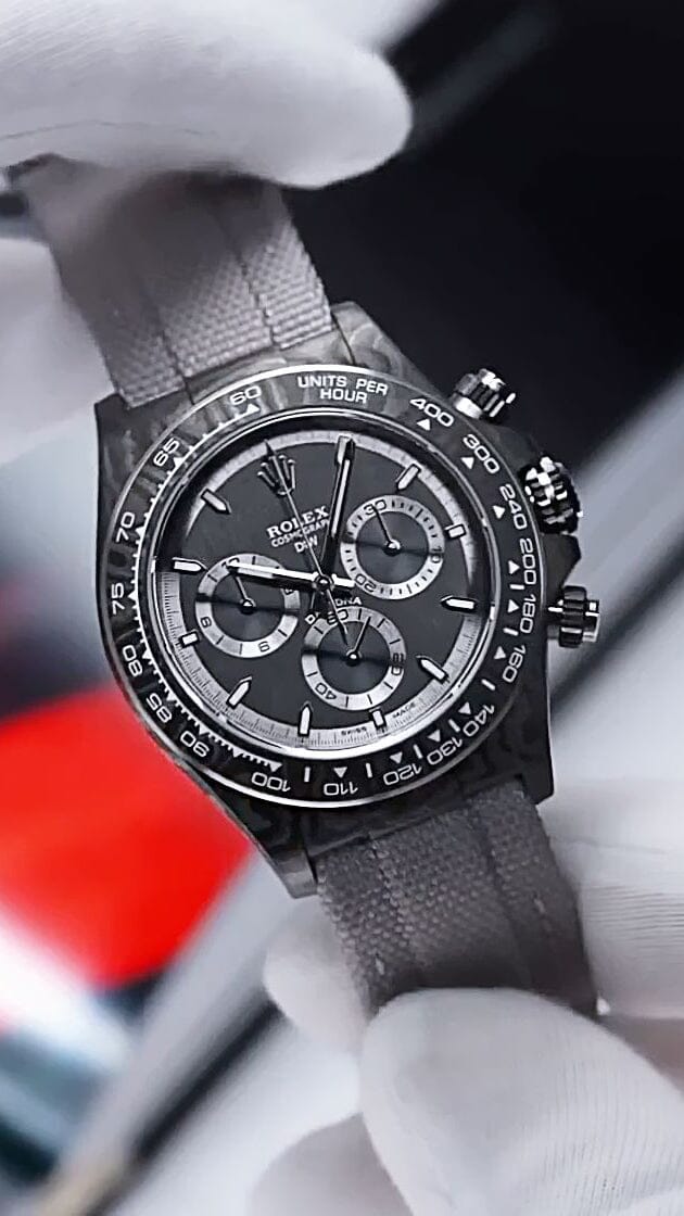 UNIQUE DiW Rolex Graphite Daytona NOVA 劳力士DiW 碳纤维迪通拿 | WORLDTIMER