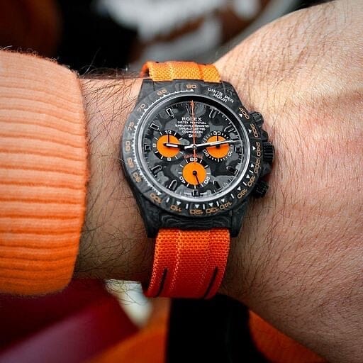 DiW Rolex Carbon Daytona ORANGE EDITION 劳力士碳纤维 DiW迪通拿 | WORLDTIMER