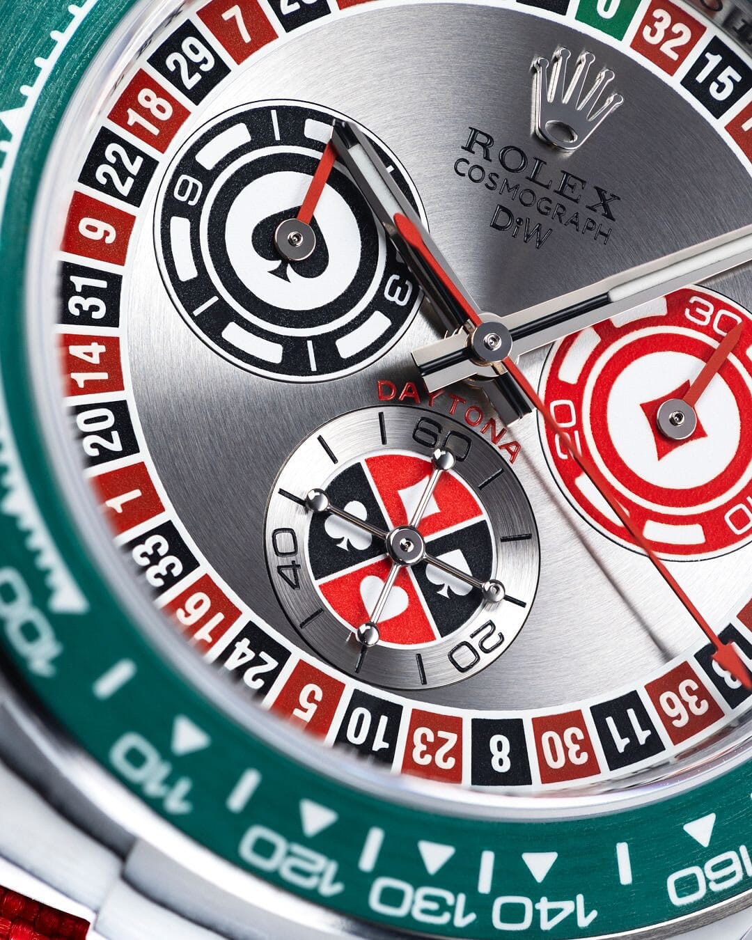 CarboQuartz Rolex DiW Daytona LUCKY PLAYER QF 劳力士DiW 石英纤维迪通拿 | WORLDTIMER