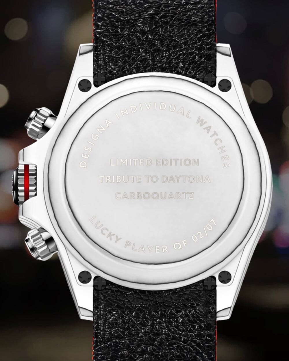 CarboQuartz Rolex DiW Daytona LUCKY PLAYER QF 劳力士DiW 石英纤维迪通拿 | WORLDTIMER