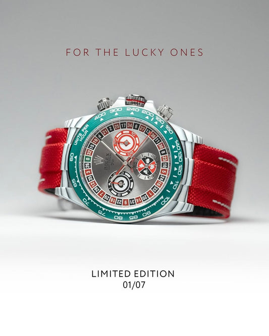 CarboQuartz Rolex DiW Daytona "LUCKY PLAYER QF" 劳力士DiW 石英纤维迪通拿 | WORLDTIMER