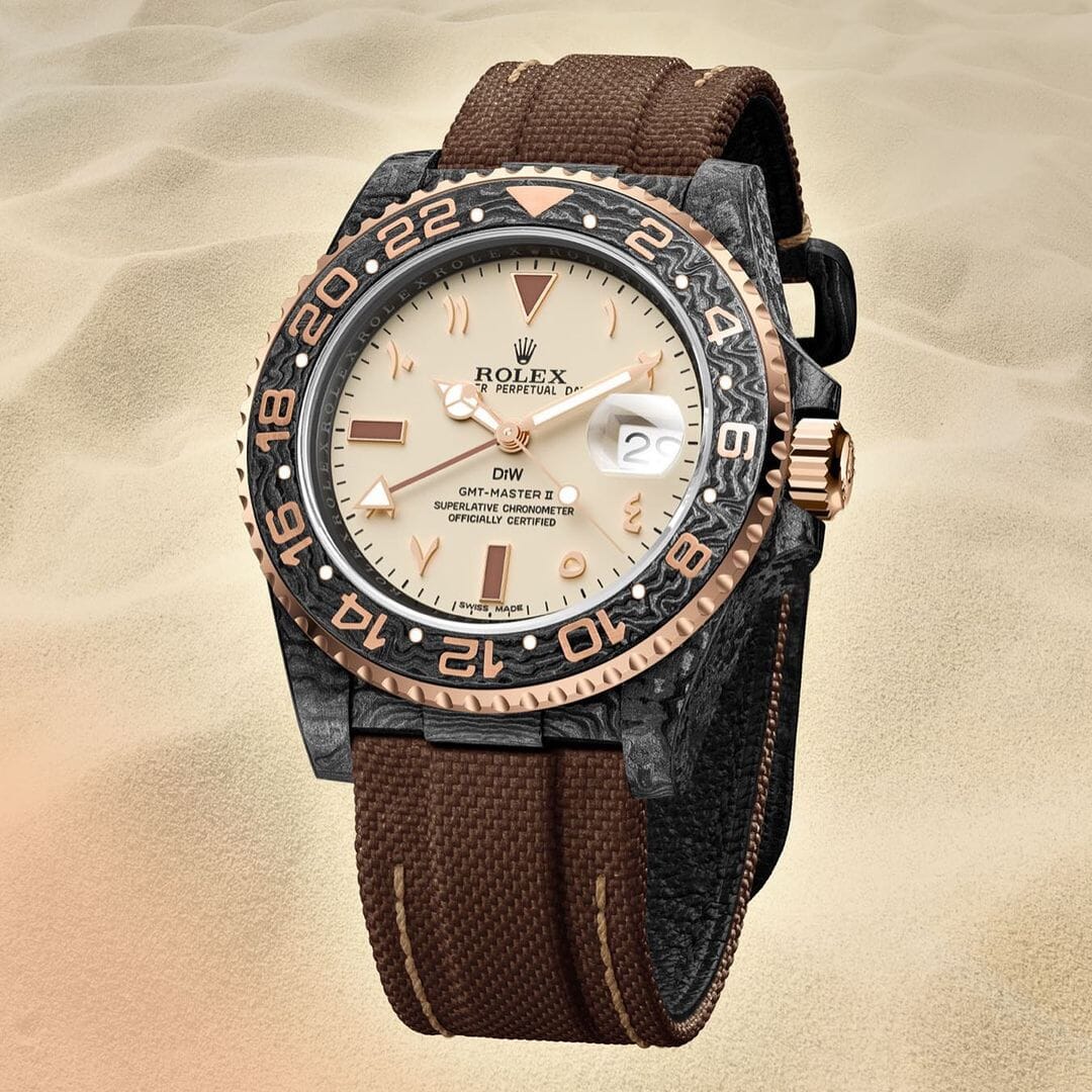 DiW Rolex GMT Master DESERT EAGLE EVEROSE 劳力士 格林尼治型 | WORLDTIMER