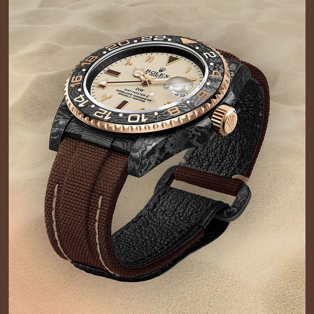 DiW Rolex GMT Master DESERT EAGLE EVEROSE 劳力士 格林尼治型 | WORLDTIMER