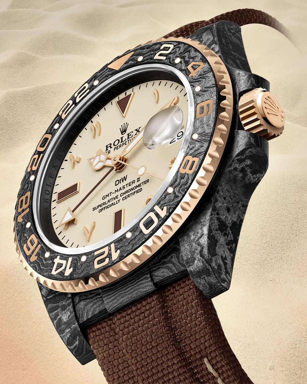 DiW Rolex GMT Master DESERT EAGLE EVEROSE 劳力士 格林尼治型 | WORLDTIMER