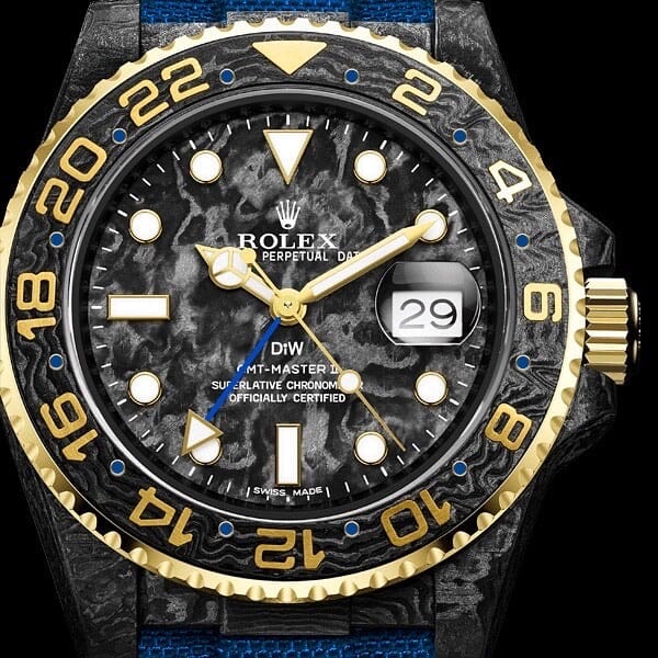 NTPT Carbon Rolex GMT Master DiW GOLDEN SAIL 劳力士格林尼治型 | WORLDTIMER