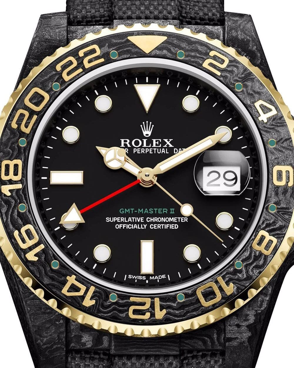DiW Rolex GMT MASTER GOLDEN SPEEDSTER 碳纤维劳力士 DiW格林尼治型 | WORLDTIMER