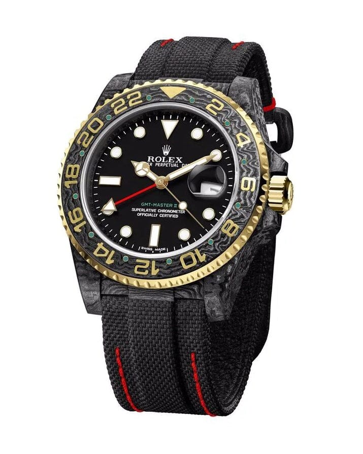 DiW Rolex GMT MASTER GOLDEN SPEEDSTER 碳纤维劳力士 DiW格林尼治型 | WORLDTIMER