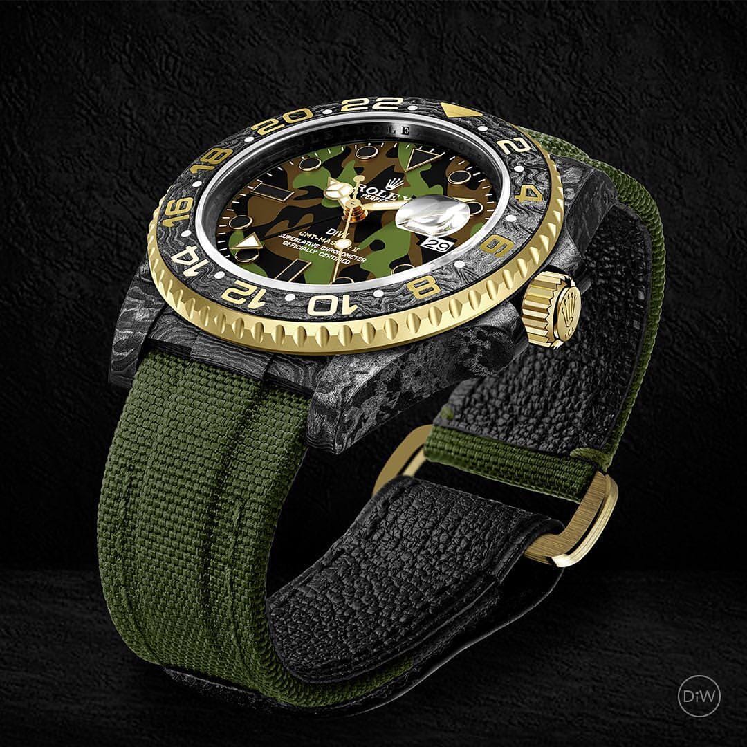 NTPT Carbon DiW Rolex GMT Master MILITARY GMT DiW劳力士 格林尼治型 | WORLDTIMER