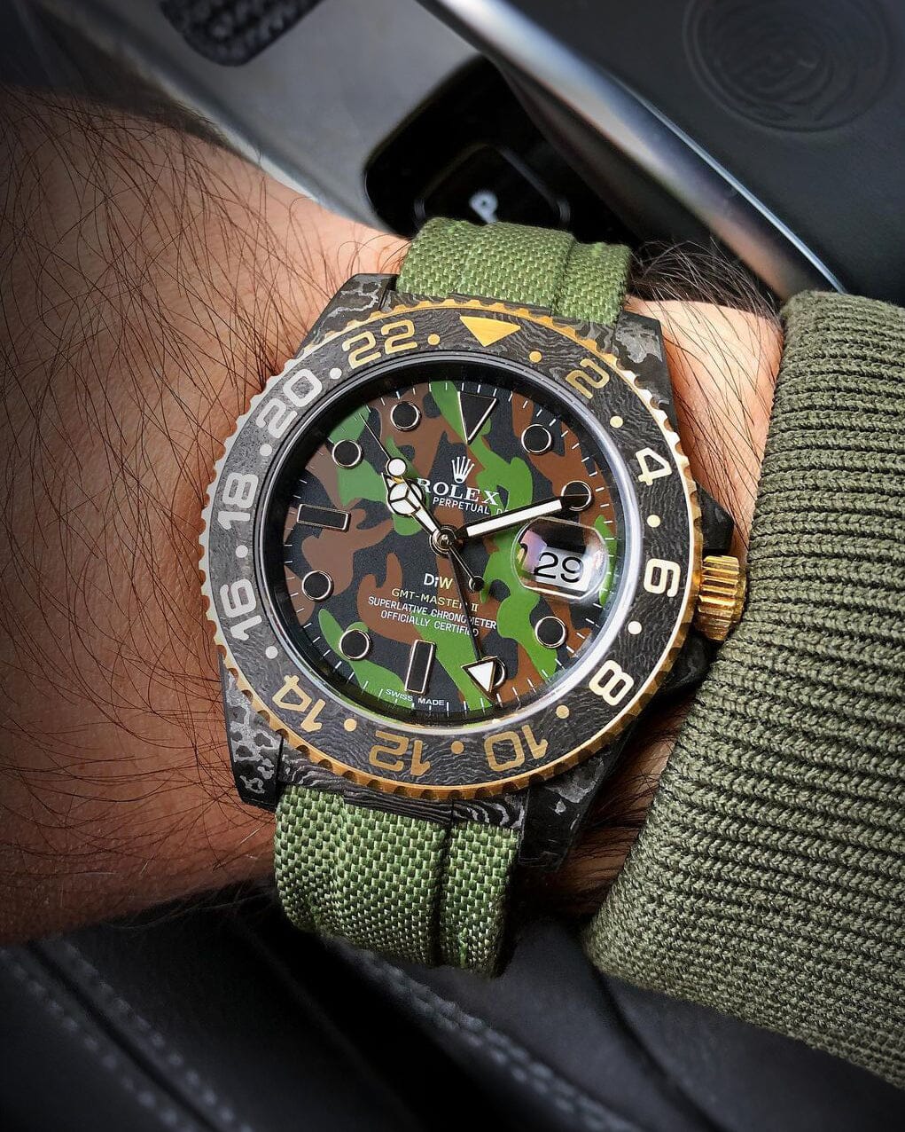 DiW Rolex GMT Master MILITARY GMT DiW劳力士 格林尼治型 | WORLDTIMER