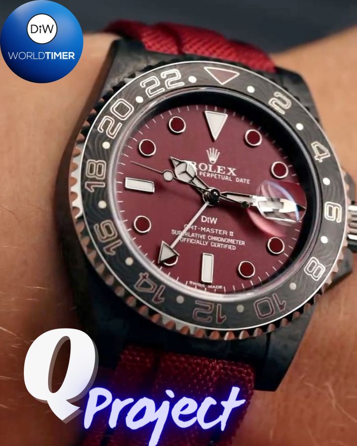 NTPT Carbon Rolex GMT Master DiW Q PROJECT 劳力士格林尼治型 | WORLDTIMER