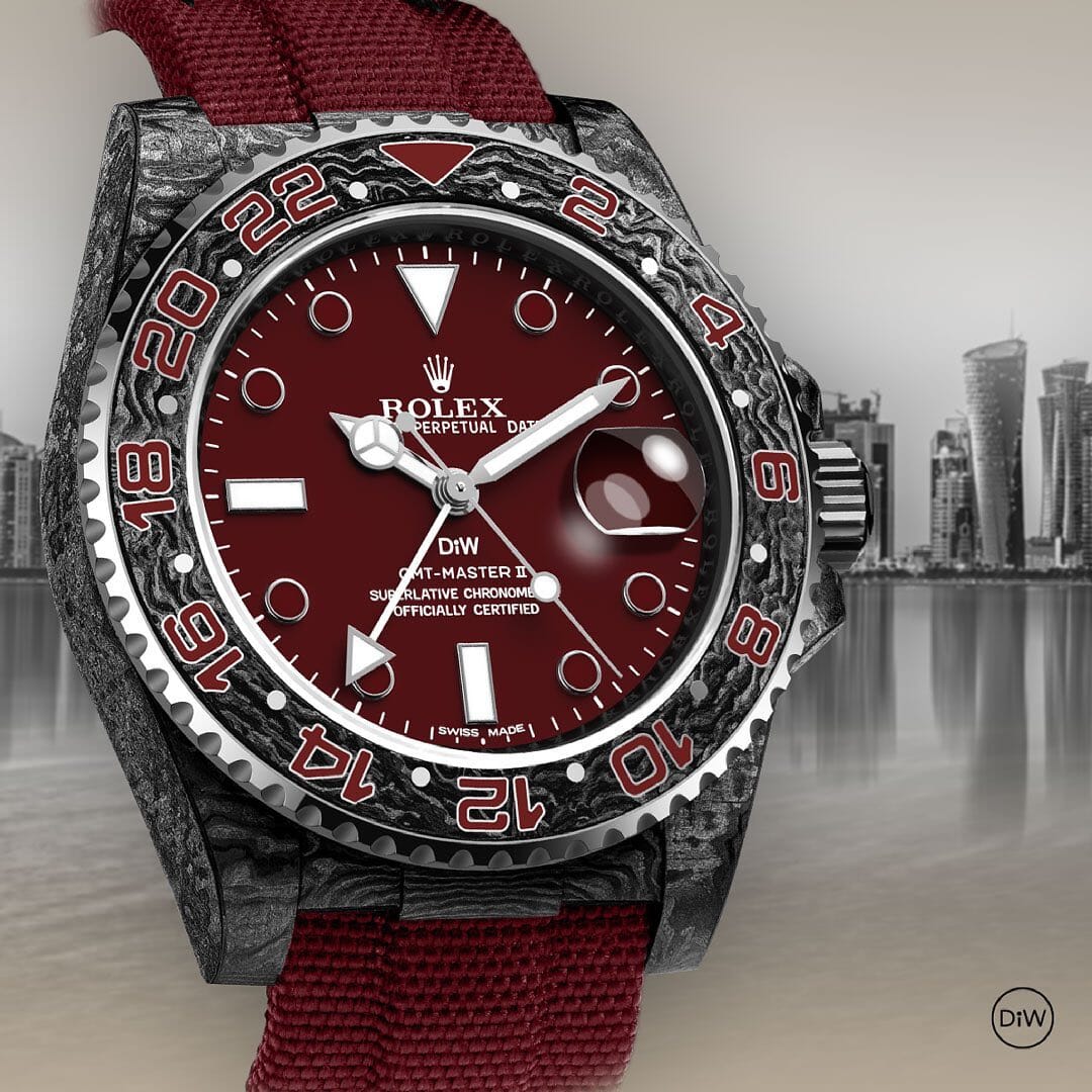 NTPT Carbon DiW Rolex GMT Master Q PROJECT 劳力士格林尼治型 | WORLDTIMER