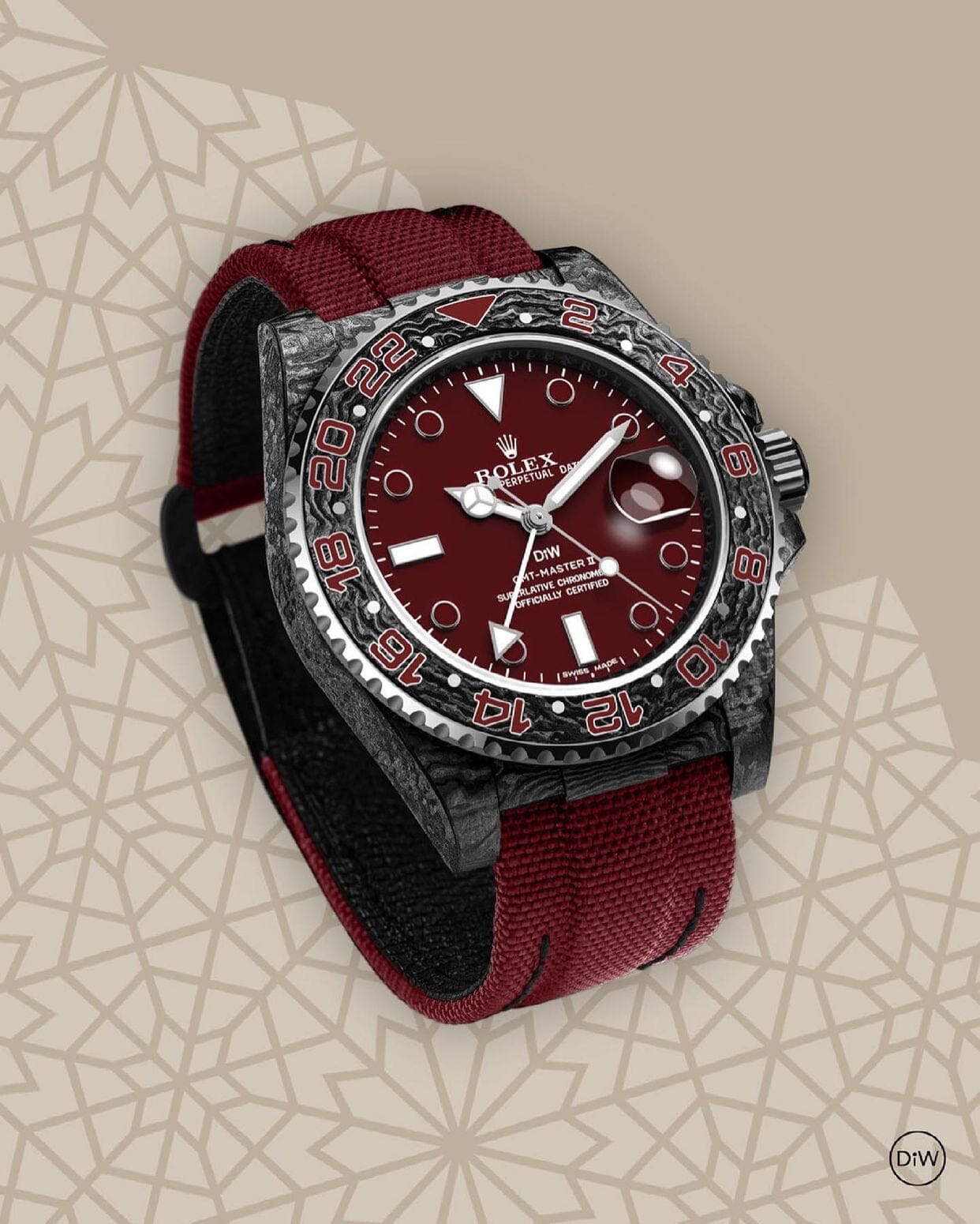 NTPT Carbon Rolex GMT Master DiW Q PROJECT 劳力士DiW 格林尼治型II | WORLDTIMER