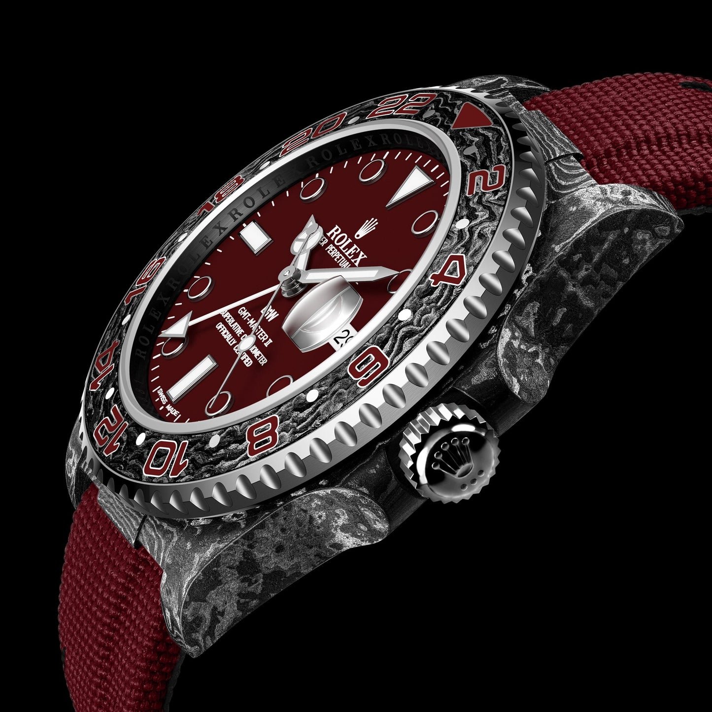 NTPT Carbon Rolex GMT Master DiW Q PROJECT 劳力士DiW 格林尼治型II | WORLDTIMER