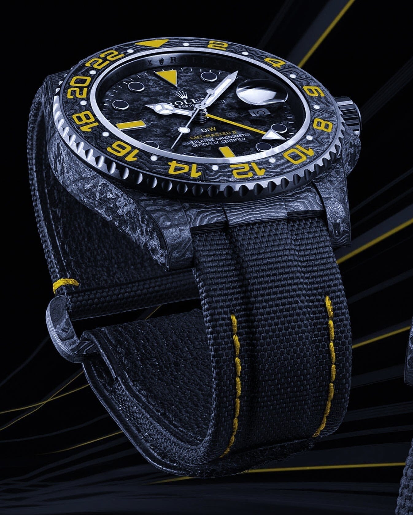 NTPT Carbon DiW Rolex GMT Master SPYDER DiW劳力士 碳纤维格林尼治型 | WORLDTIMER