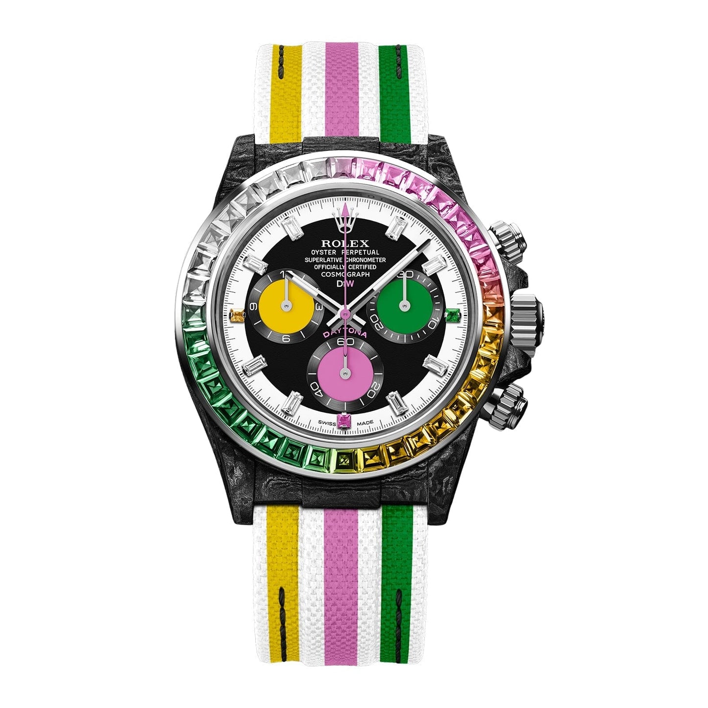 Rolex Rainbow Daytona CANDY Women's Watch DiW 劳力士彩虹迪 时尚女表 | WORLDTIMER