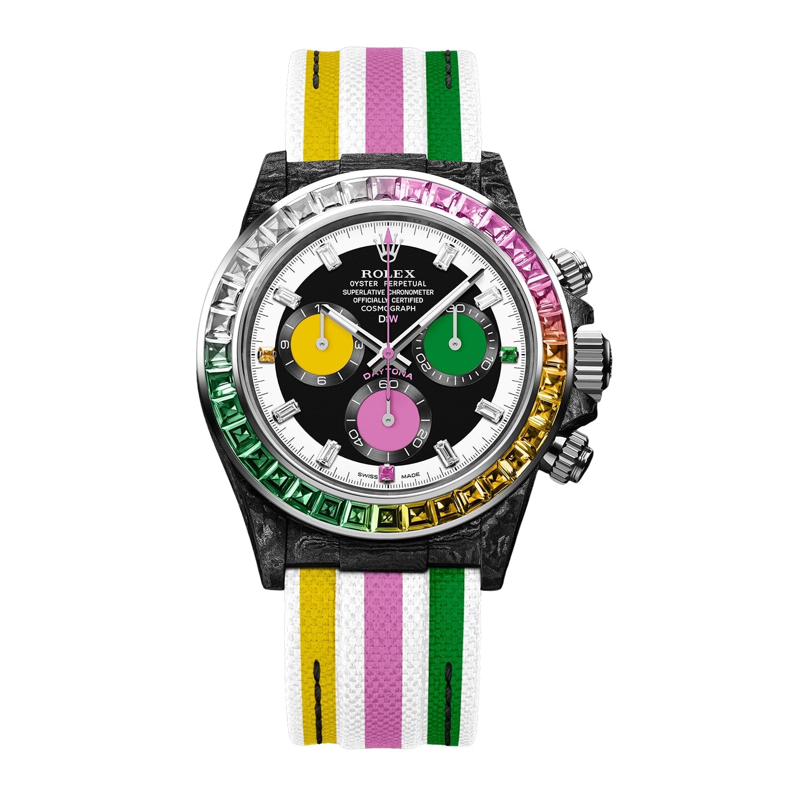 Rolex Rainbow Daytona CANDY Women's Watch DiW 劳力士彩虹迪 时尚女表 | WORLDTIMER