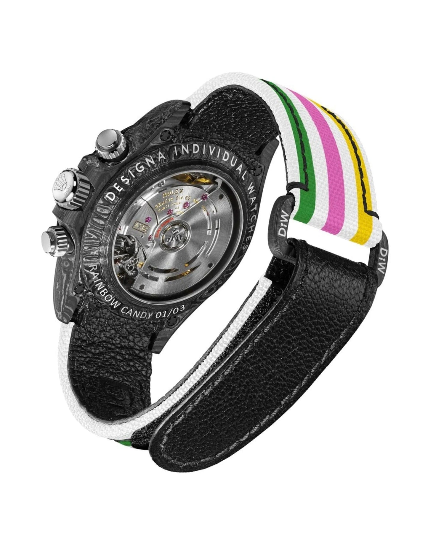 DiW Rolex Rainbow Daytona CANDY Ladies Diamond Watch DiW彩虹迪 高端女表 | WORLDTIMER