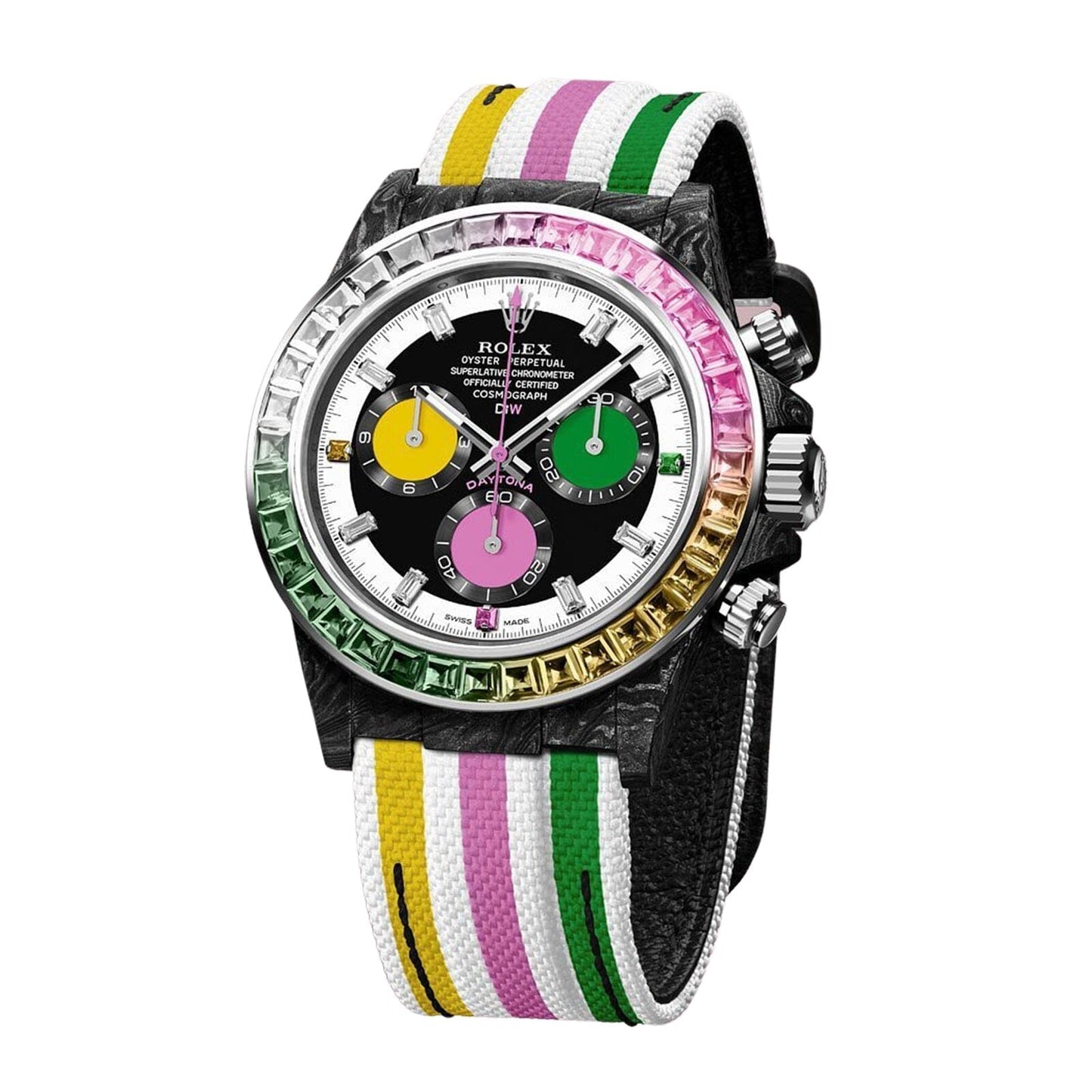 Rolex Rainbow Daytona CANDY Women's Watch DiW 劳力士彩虹迪 时尚女表 | WORLDTIMER