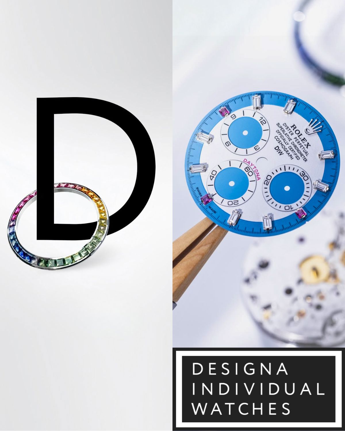 DiW Rolex Rainbow Daytona CarboQuartz 劳力士DiW 彩虹迪 RAINBOW S | WORLDTIMER