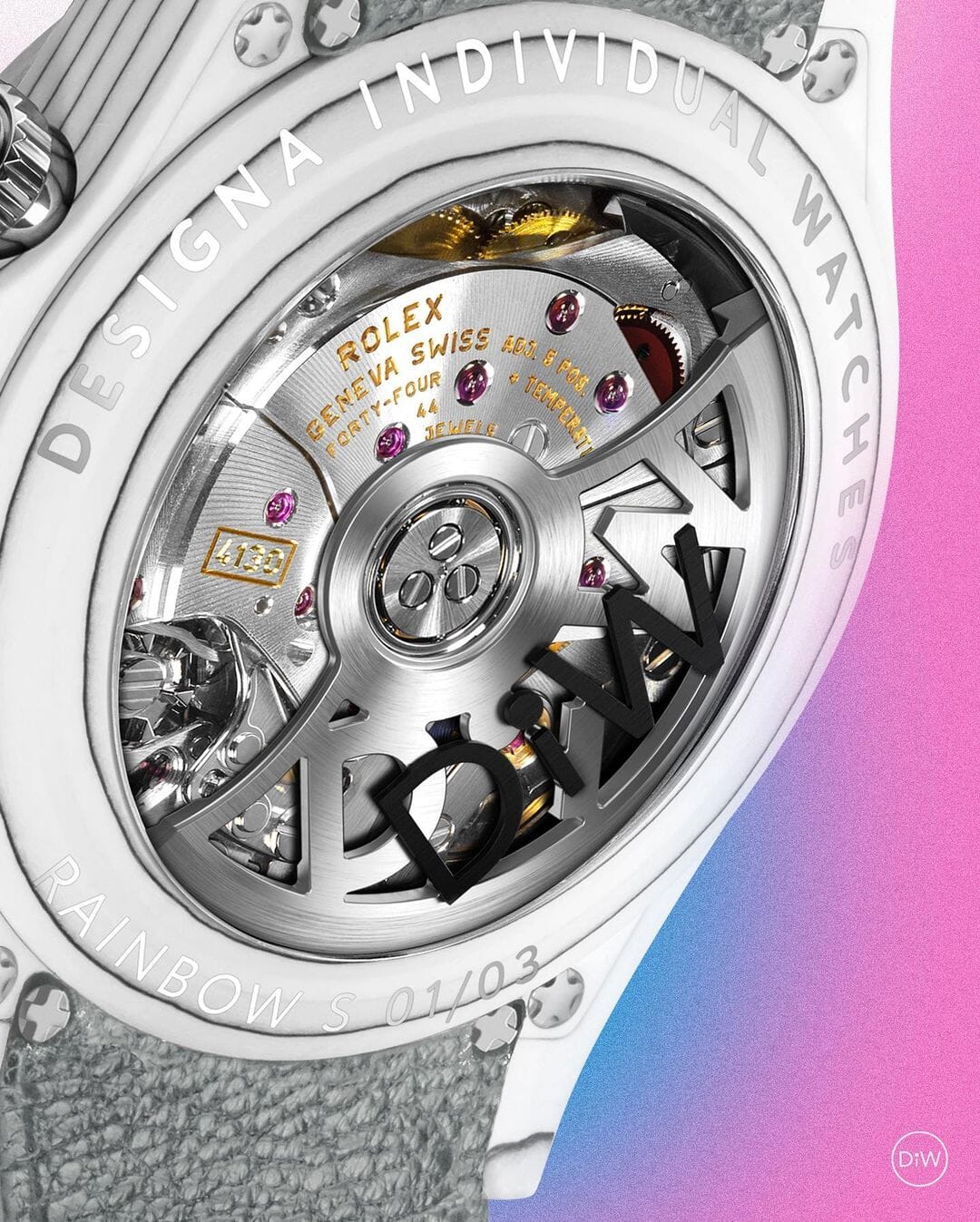 CarboQuartz Rolex DiW Daytona RAINBOW S 劳力士DiW 彩虹迪通拿 | WORLDTIMER