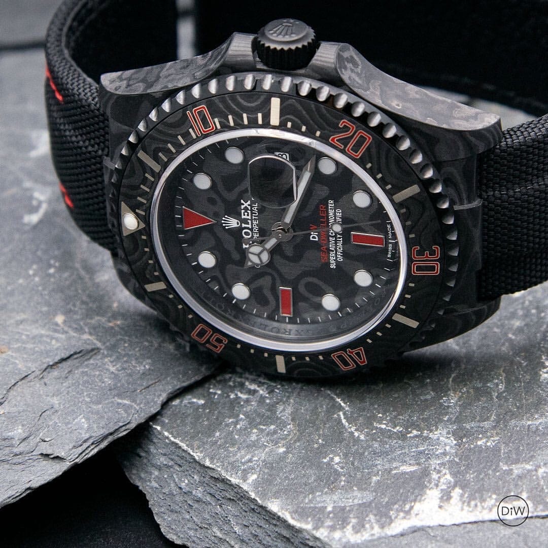 NTPT Carbon DiW Rolex Sea Dweller SPEEDSTER 碳纤维劳力士 DiW海使型 | WORLDTIMER