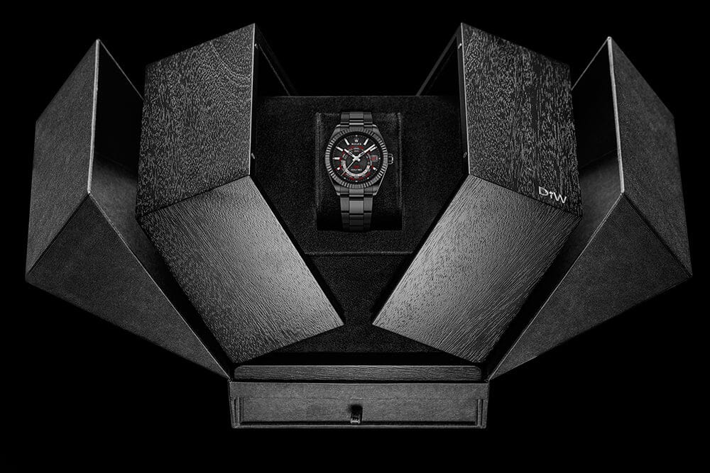 DiW Rolex Sky Dweller BLACK DLC RED 劳力士DiW 纵航者型 326934 | WORLDTIMER