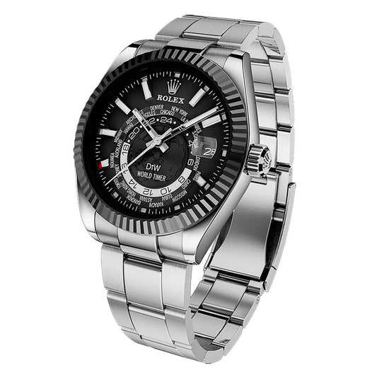 DiW Rolex Sky Dweller STEEL 326934 劳力士纵航者型 | WORLDTIMER