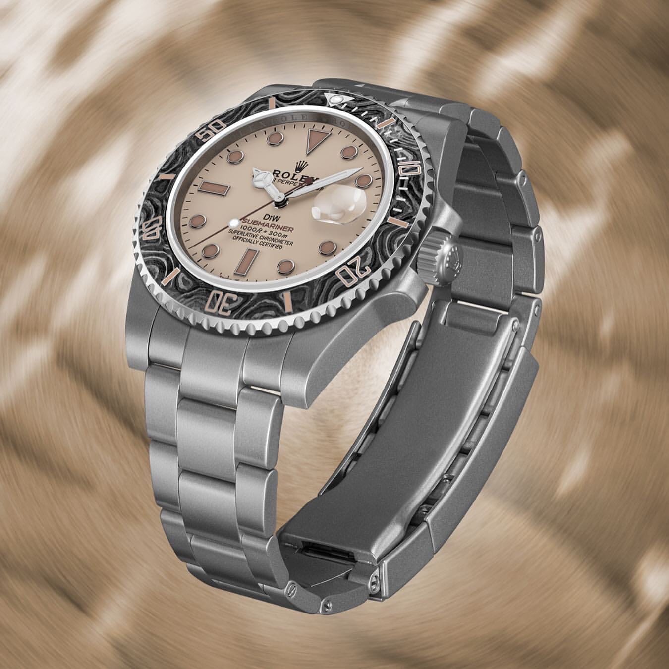 DiW Rolex Submariner DUNE 劳力士DiW 潜航者日历型 | WORLDTIMER