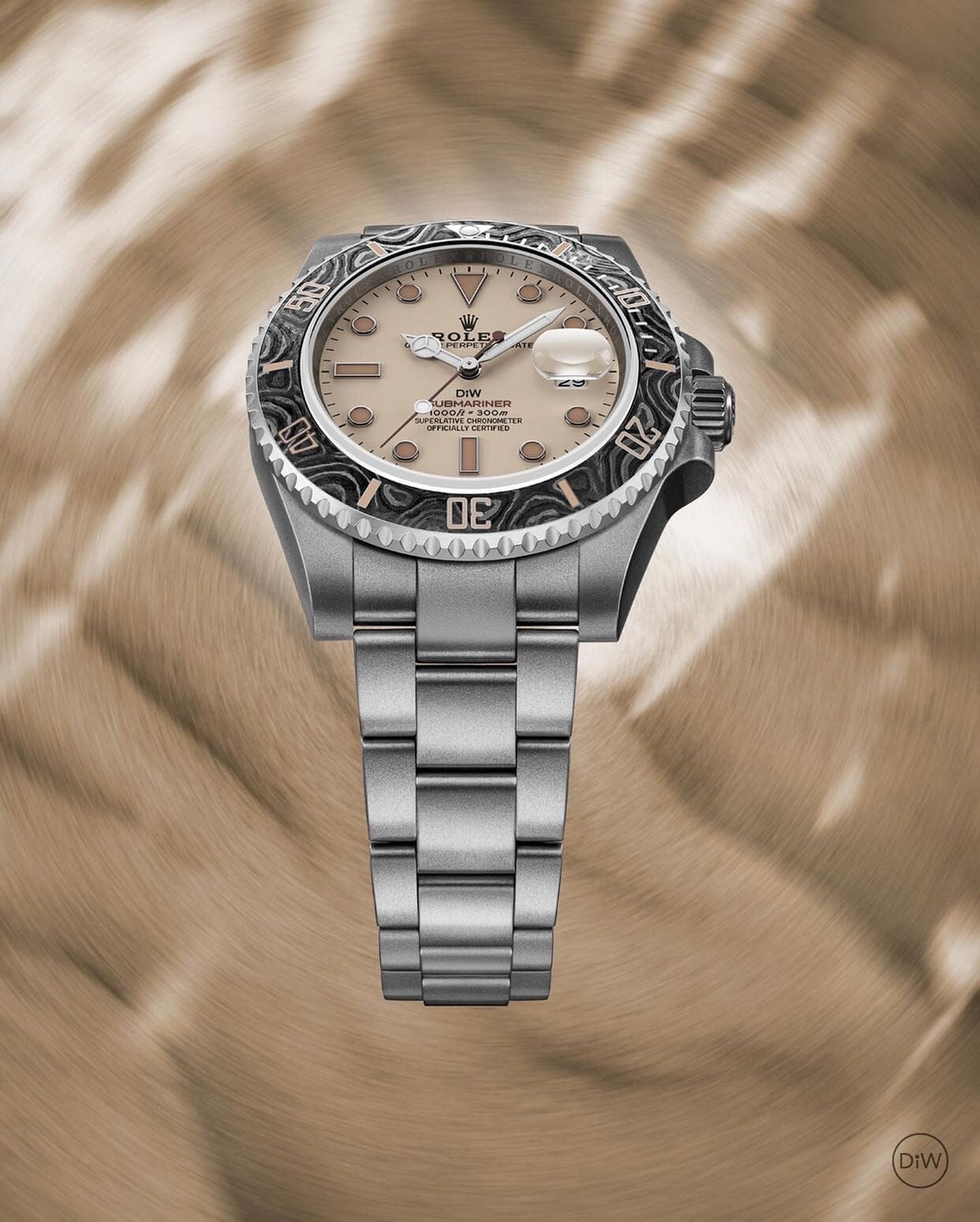 DiW Rolex Submariner DUNE 劳力士DiW 潜航者日历型 | WORLDTIMER